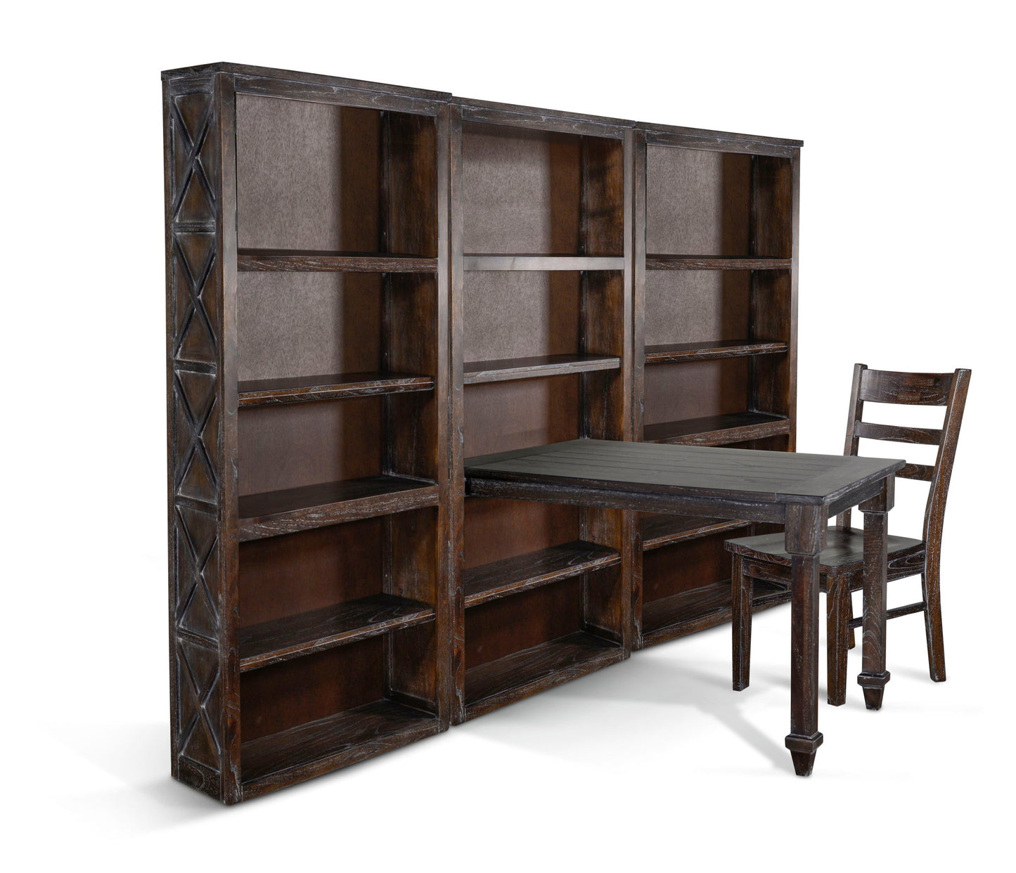 Sunny Accents - Desk Return - Dark Brown