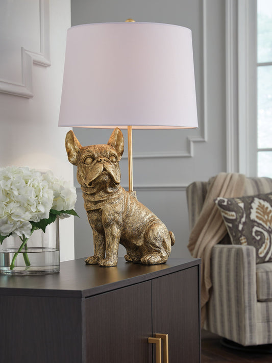 Wadeland - Poly Table Lamp - Gold Finish