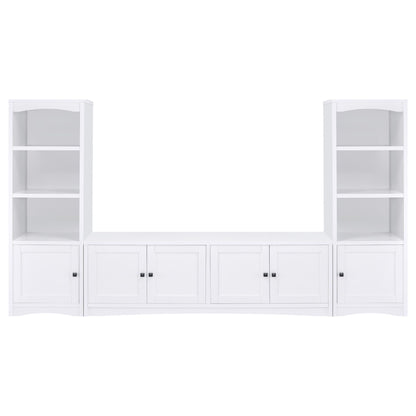 Laughlin 3-piece Entertainment Center TV Stand White