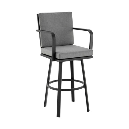Arnauld - 30" Outdoor Patio Swivel Bar Stool Set