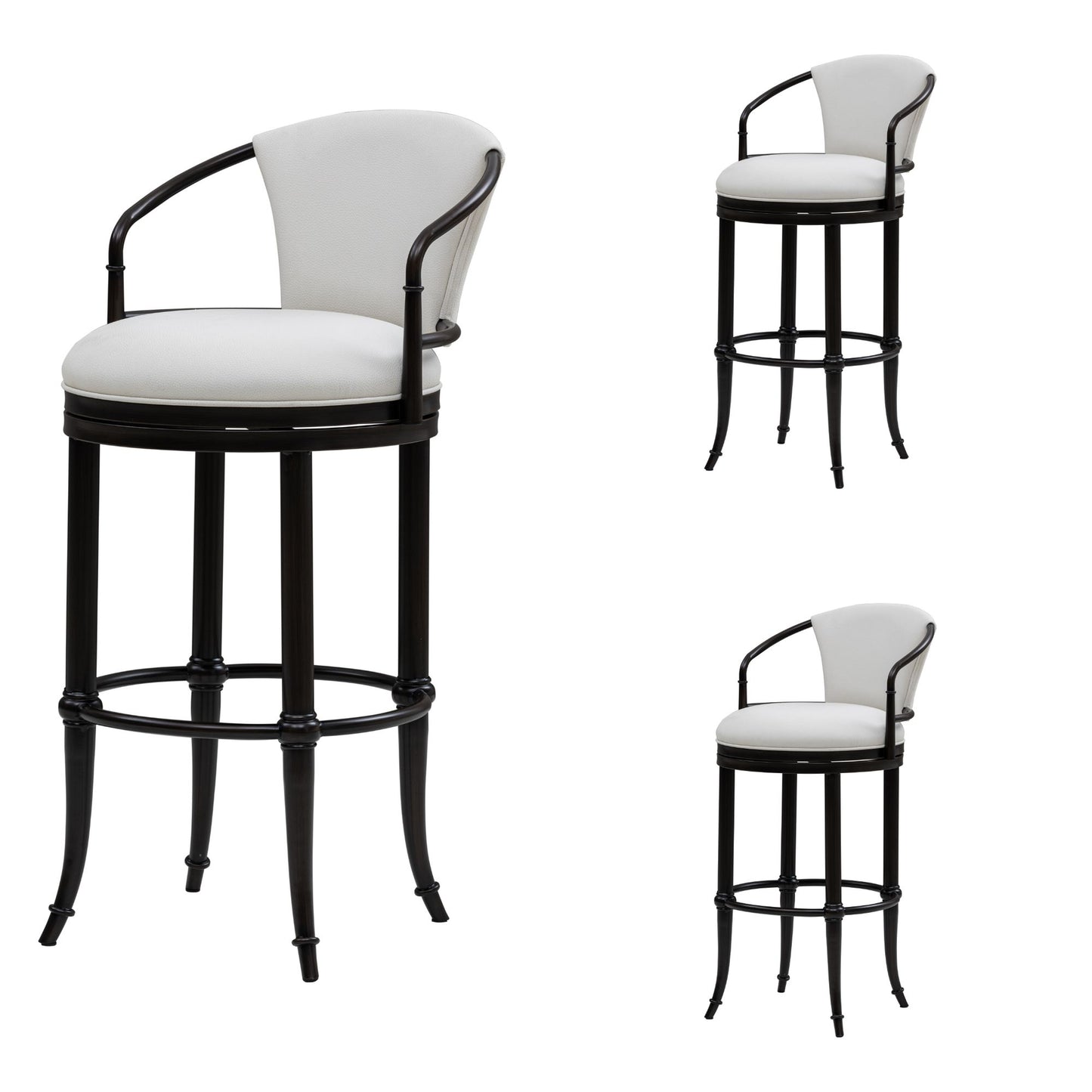 Otis - Upholstered Swivel Bar Height Barstool
