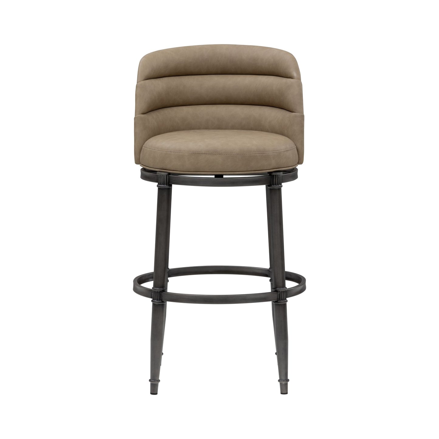 Eunice - Faux Leather Upholstered Swivel Barstool