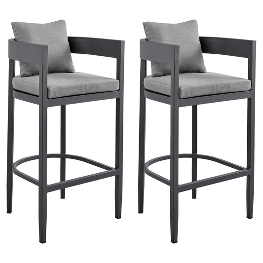 Menorca - Outdoor Patio Counter Height Bar Stool Set