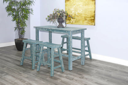 Marina - Bench With Wood Seat