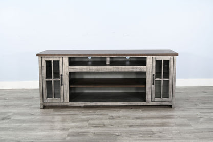 Homestead Hills - Media Console - Tobacco Leaf / Gray