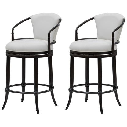 Otis - Upholstered Swivel Counter Height Barstool