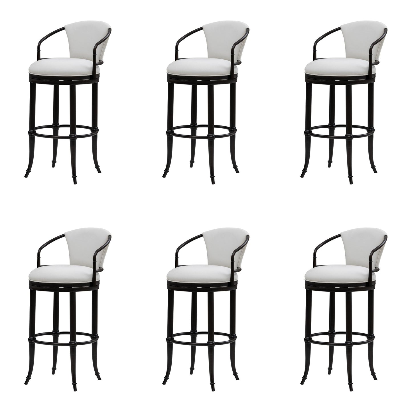 Otis - Upholstered Swivel Bar Height Barstool
