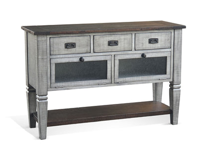 Homestead Hills - Wood Server - Tobacco Leaf / Alpine Gray