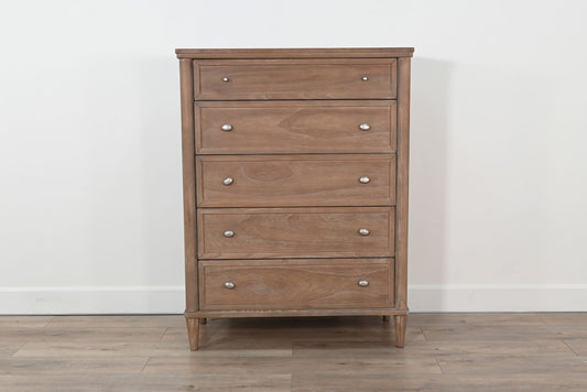 5-Drawer Chest With Tapered Legs - Oak Grove