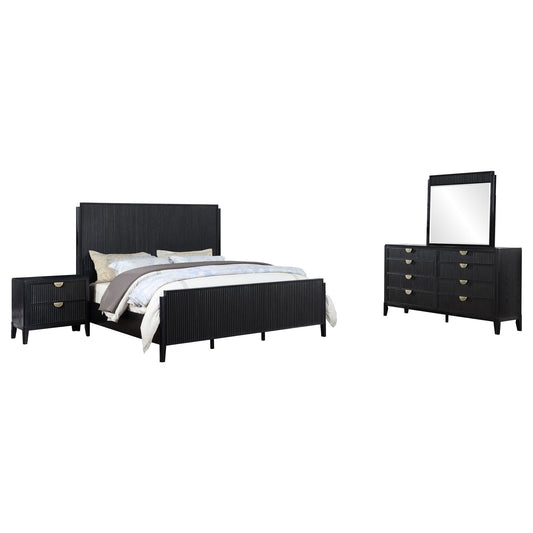 Brookmead 4-piece Queen Bedroom Set Black