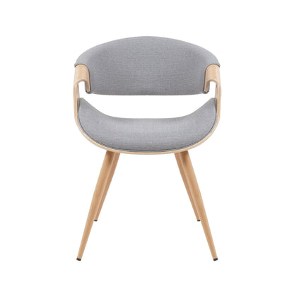 Butterfly - Upholstered Dining Chair - Brown Oak