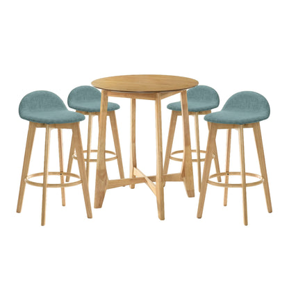 Vera - 5-Piece Wood Bar Set