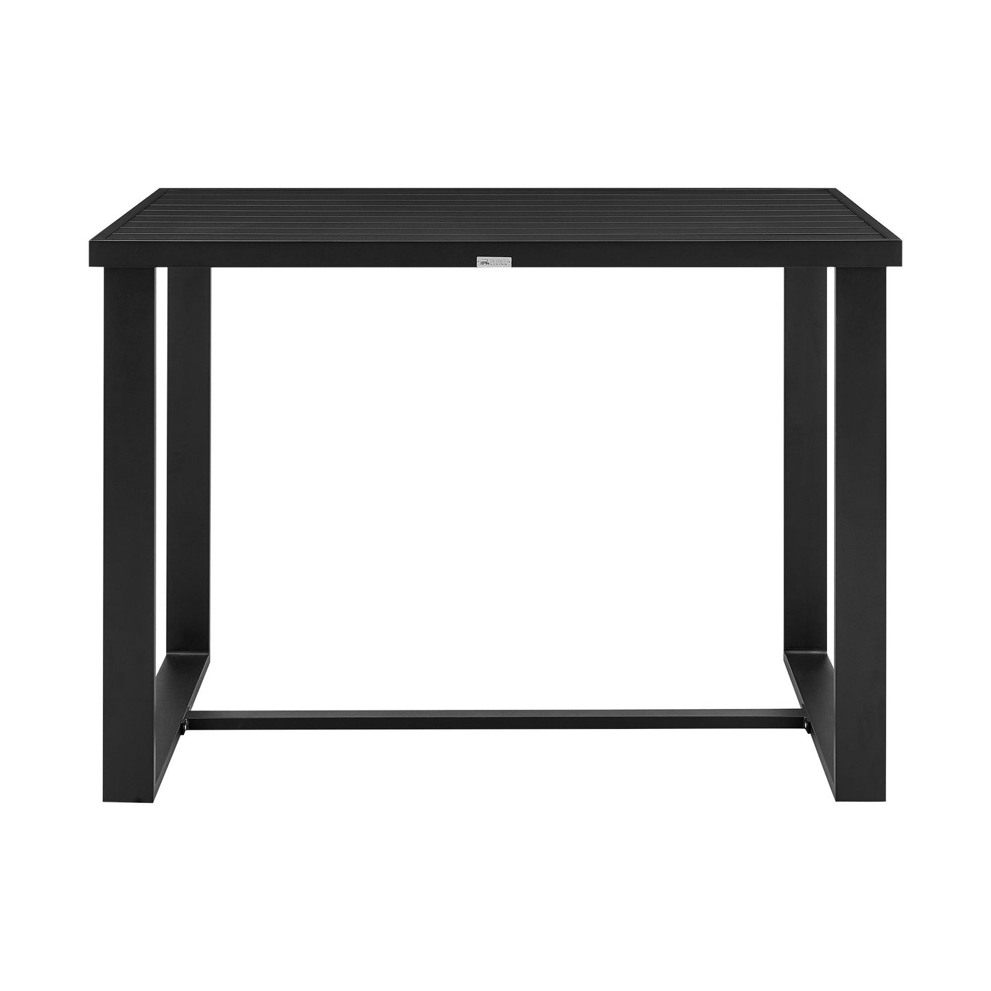 Alegria - Outdoor Patio Bar Height Dining Table In Aluminum