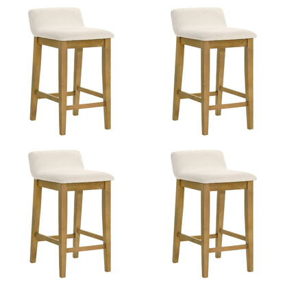 Annikah - Modern Transitional Wood Counter Height Kitchen Bar Stool