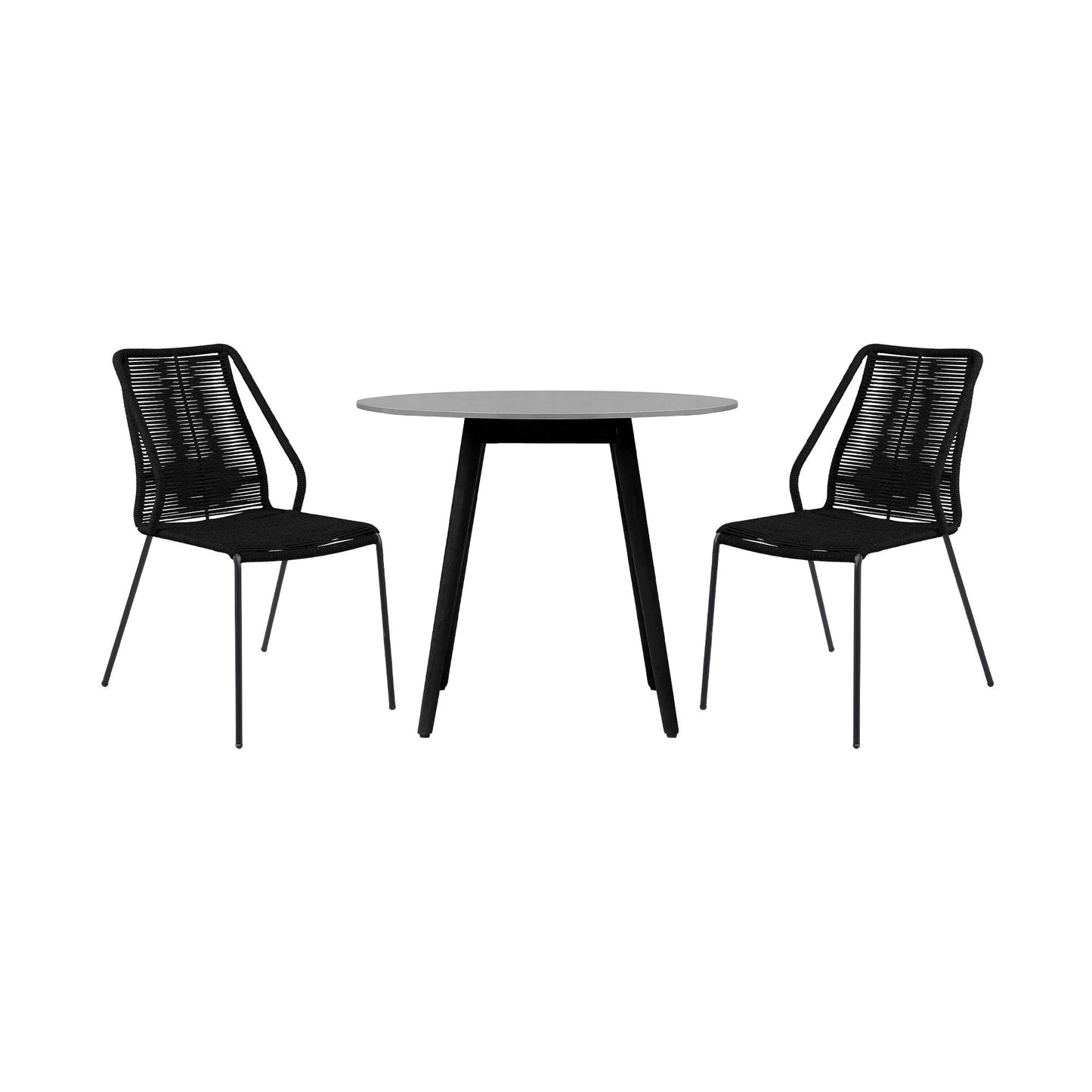 Kylie And Clip - 3 Piece Outdoor Patio Dining Set