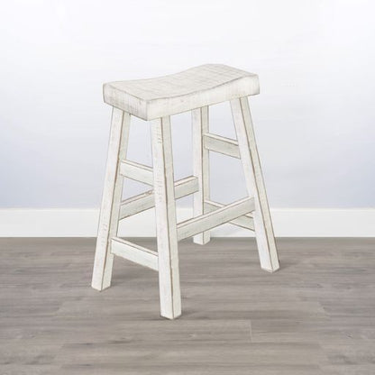Marina - Stool With Wood Seat (Set of 2)