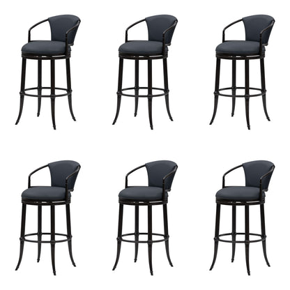 Otis - Upholstered Swivel Bar Height Barstool