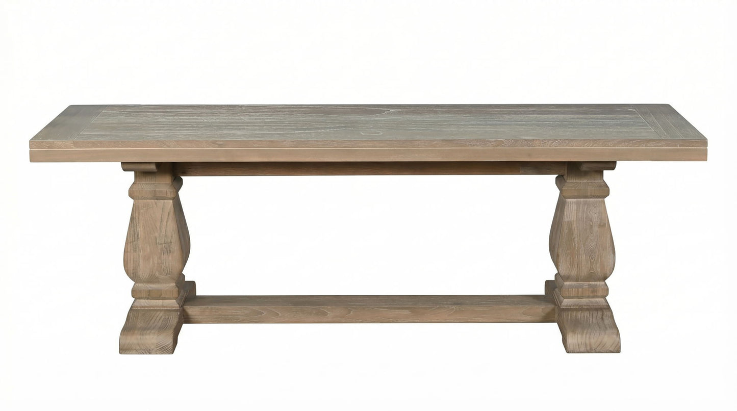 Gianna - Wood Dining Bench - Wheat