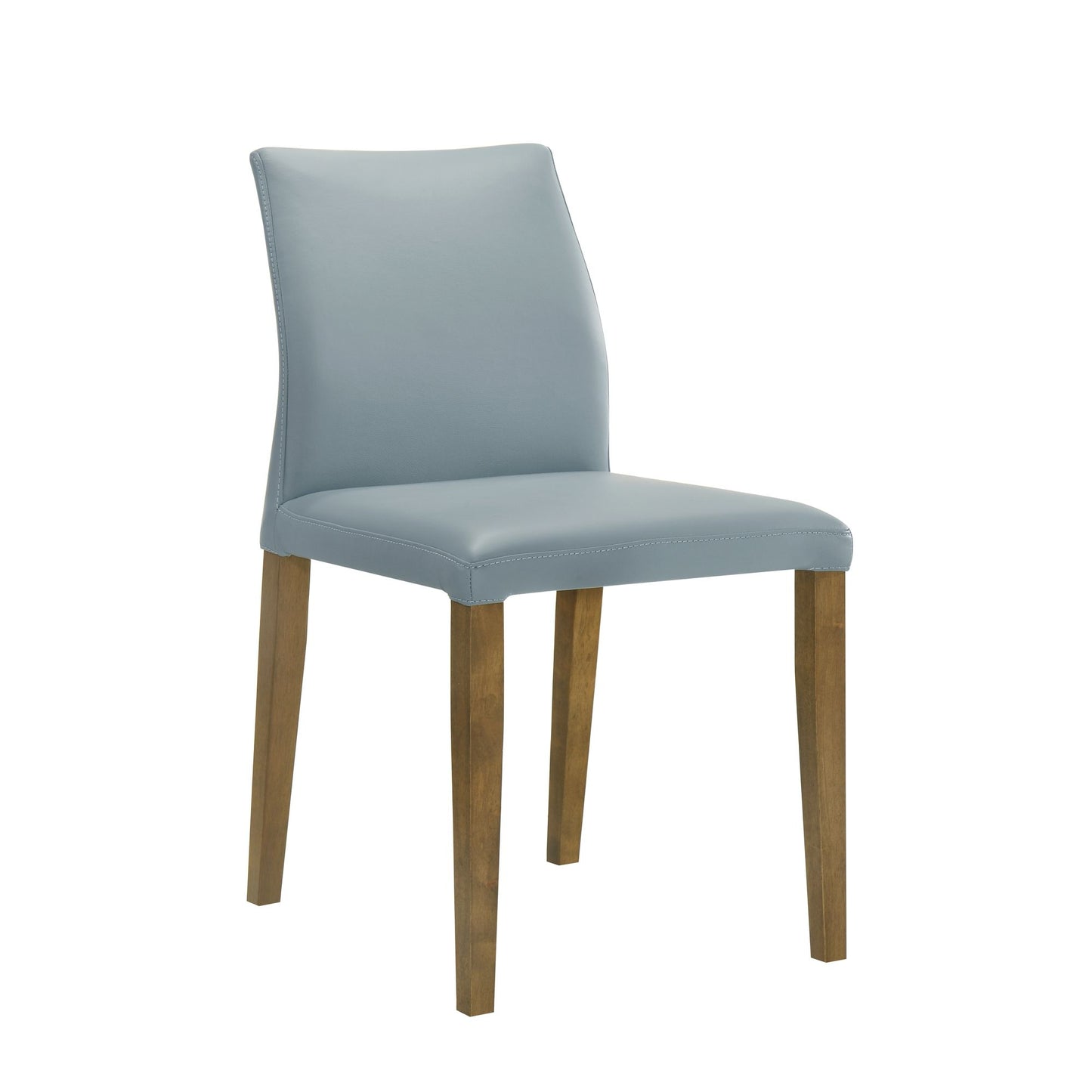 Elyza - Full Back Top Grain Leather Upholstered Wood Dining Chairs (Set of 2)