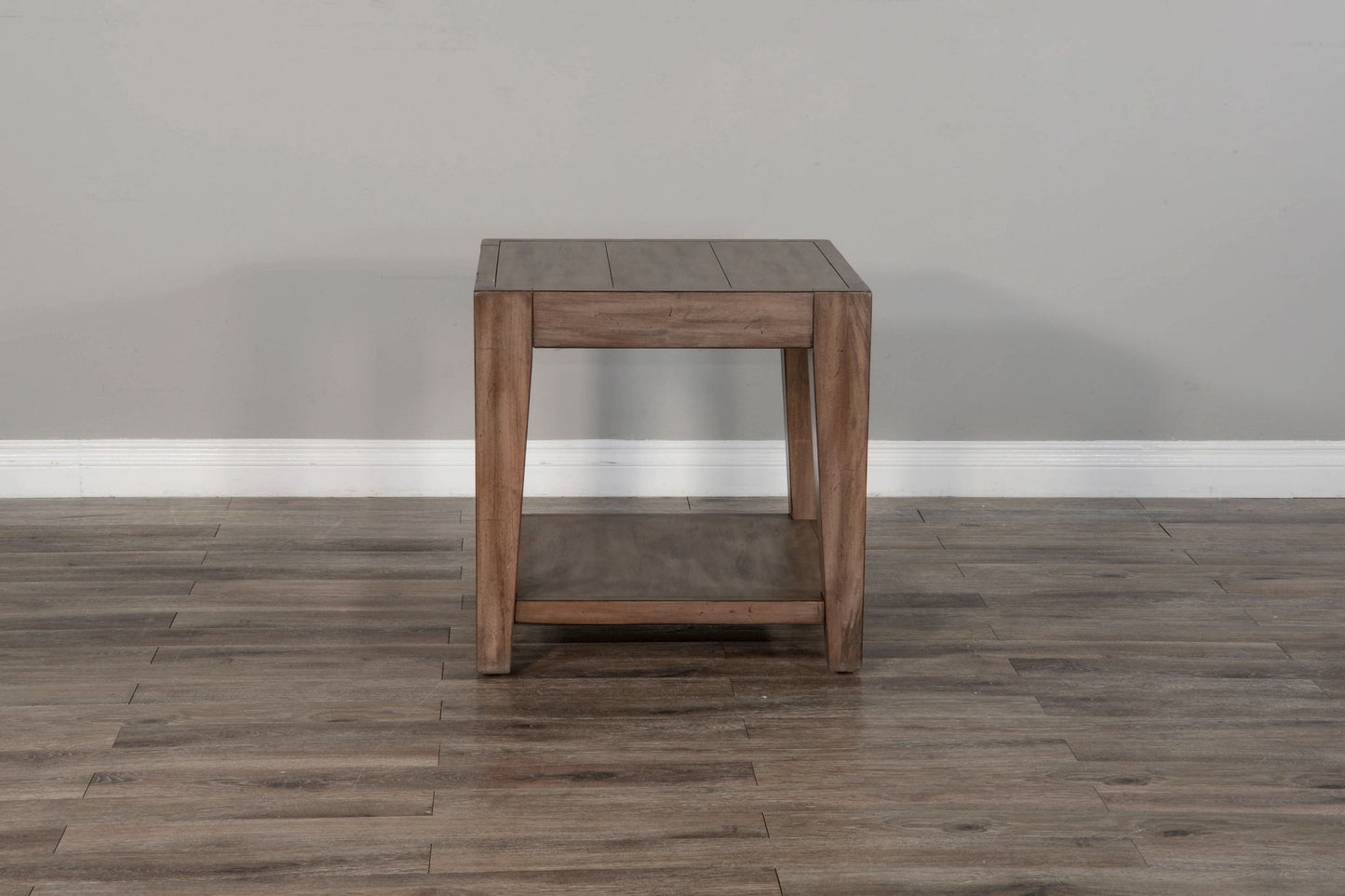 Doe Valley - Mahogany Wood Coffee Table With Casters
