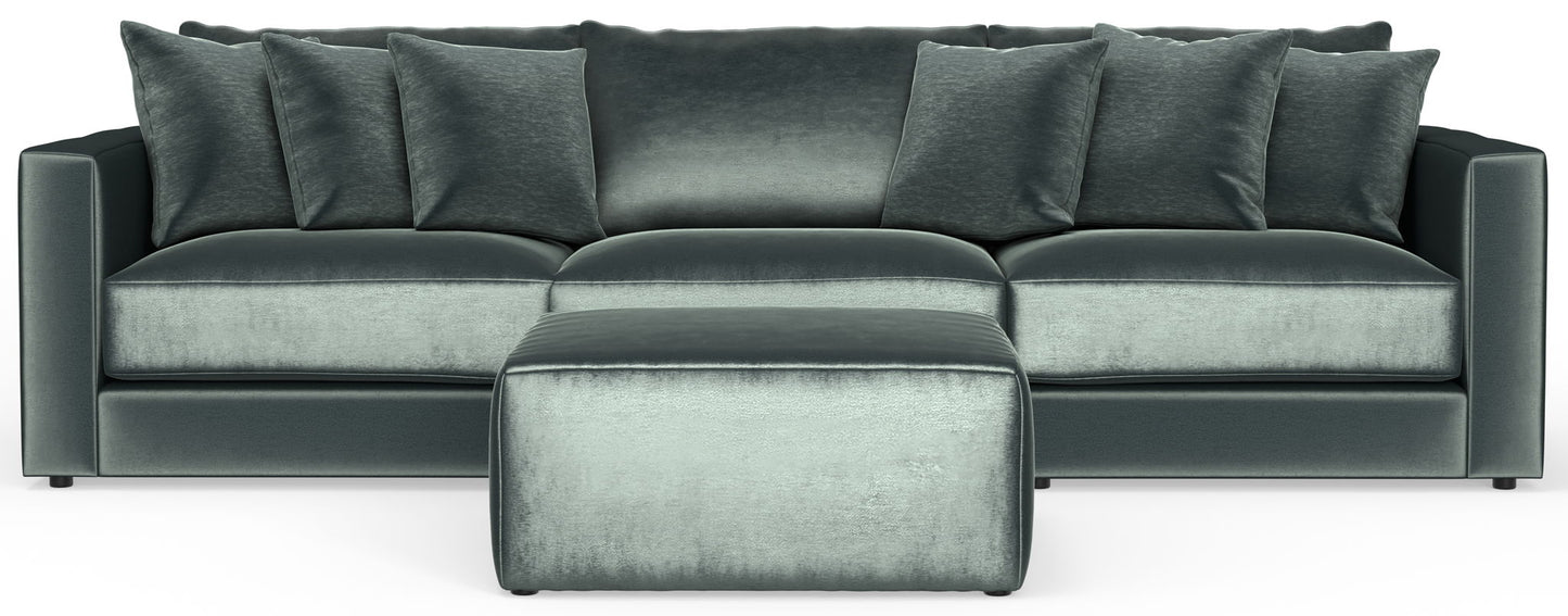 Remington - Modular Sofa And Cocktail Ottoman - Pine