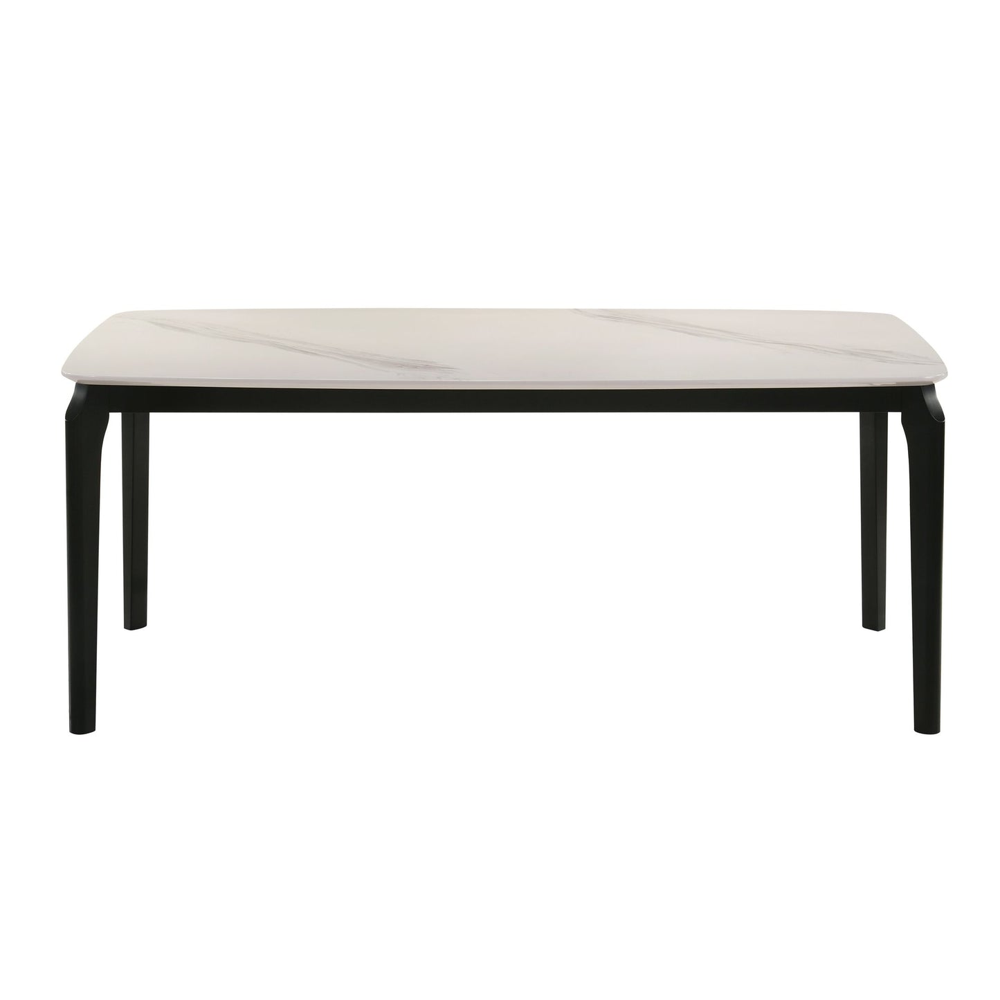 Kimber - Marble Top Dining Table - Black / White