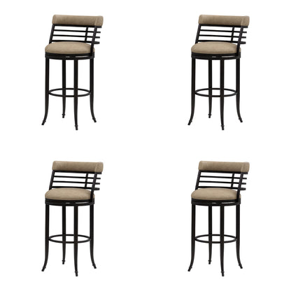 Telia - Upholstered Swivel Bar Height Barstool
