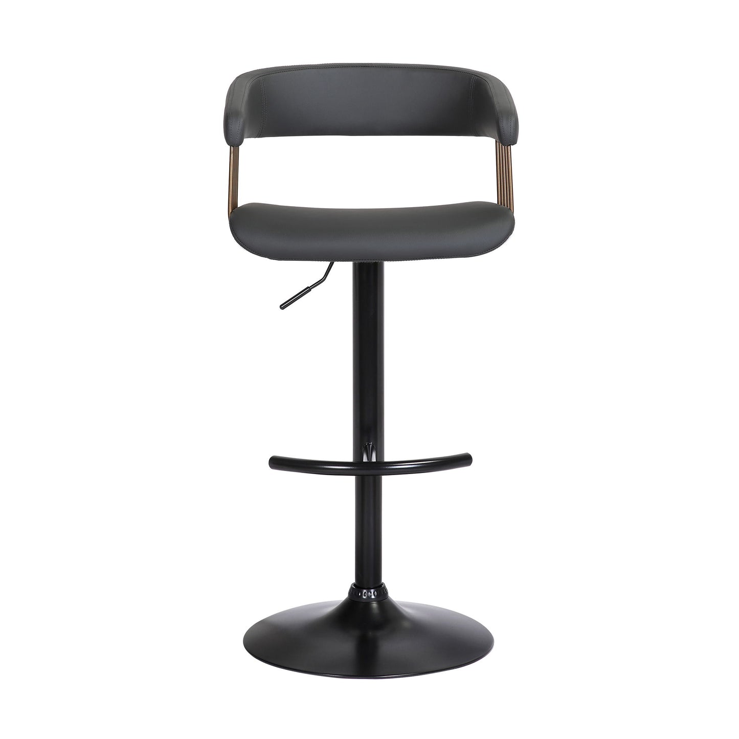 Calista - Adjustable Bar Stool With Golden Bronze Frame