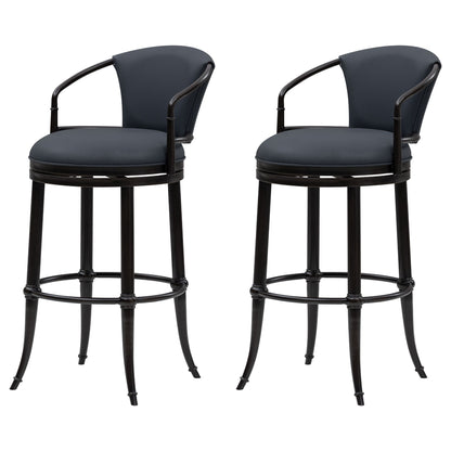 Otis - Upholstered Swivel Bar Height Barstool