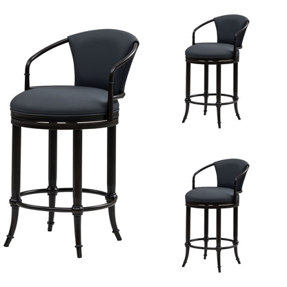 Otis - Upholstered Swivel Counter Height Barstool