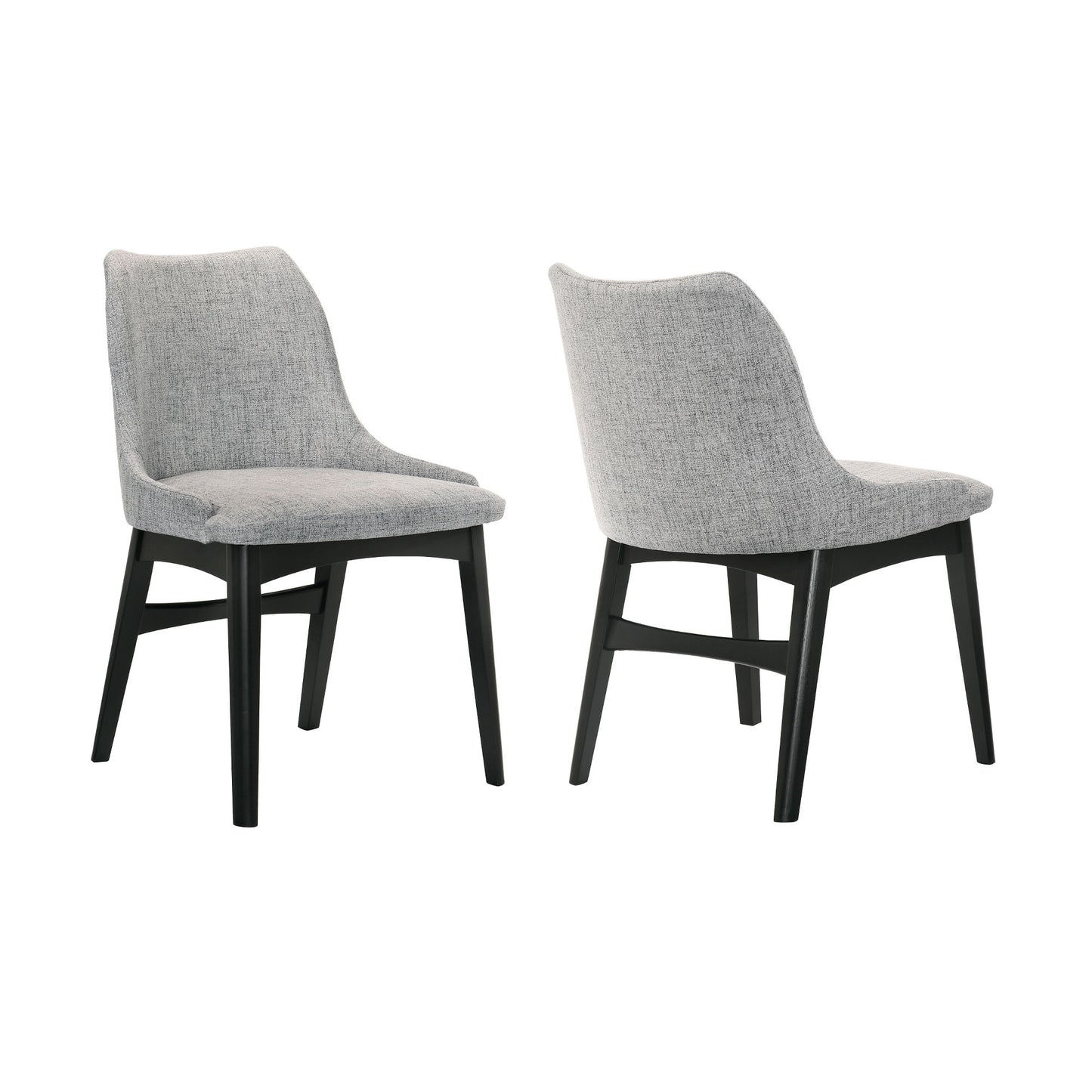 Azalea - Dining Side Chairs (Set of 2) - Gray / Black