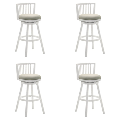 Harper - 26" Amber Glow Counter Height Rubberwood Swivel Barstool