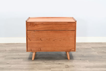 American Modern - Lateral File Cabinet - Cinnamon