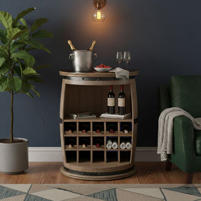Wine Rack - Light Brown
