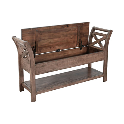 48" Accent Bench With Storage