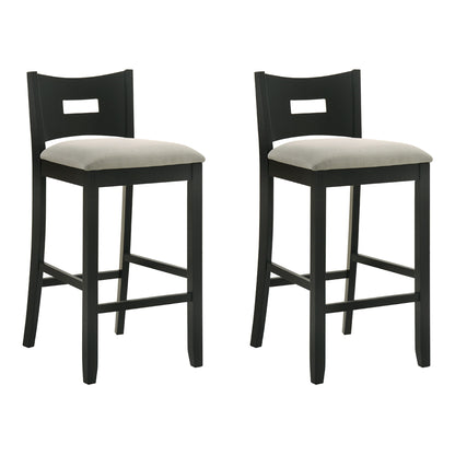 Ren - 30" Bar Height Rubberwood Barstool