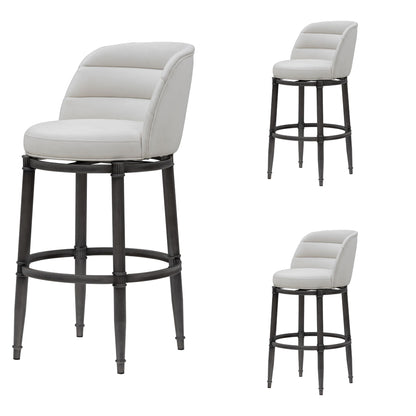 Eunice - Faux Leather Upholstered Swivel Barstool