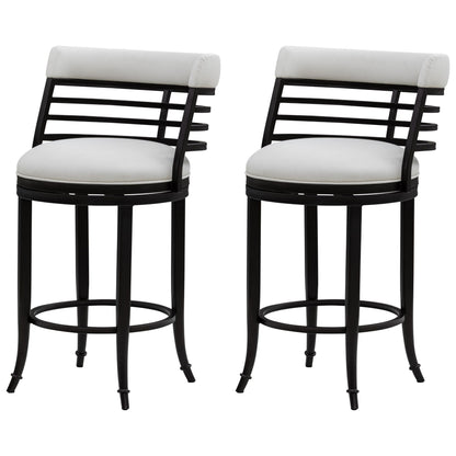 Telia - Upholstered Swivel Counter Height Barstool