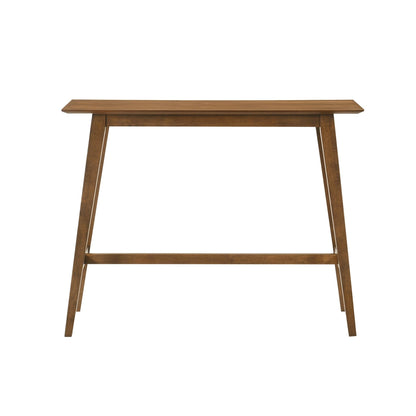 Laverna - 47.25" Wood Top Pub Table - Walnut