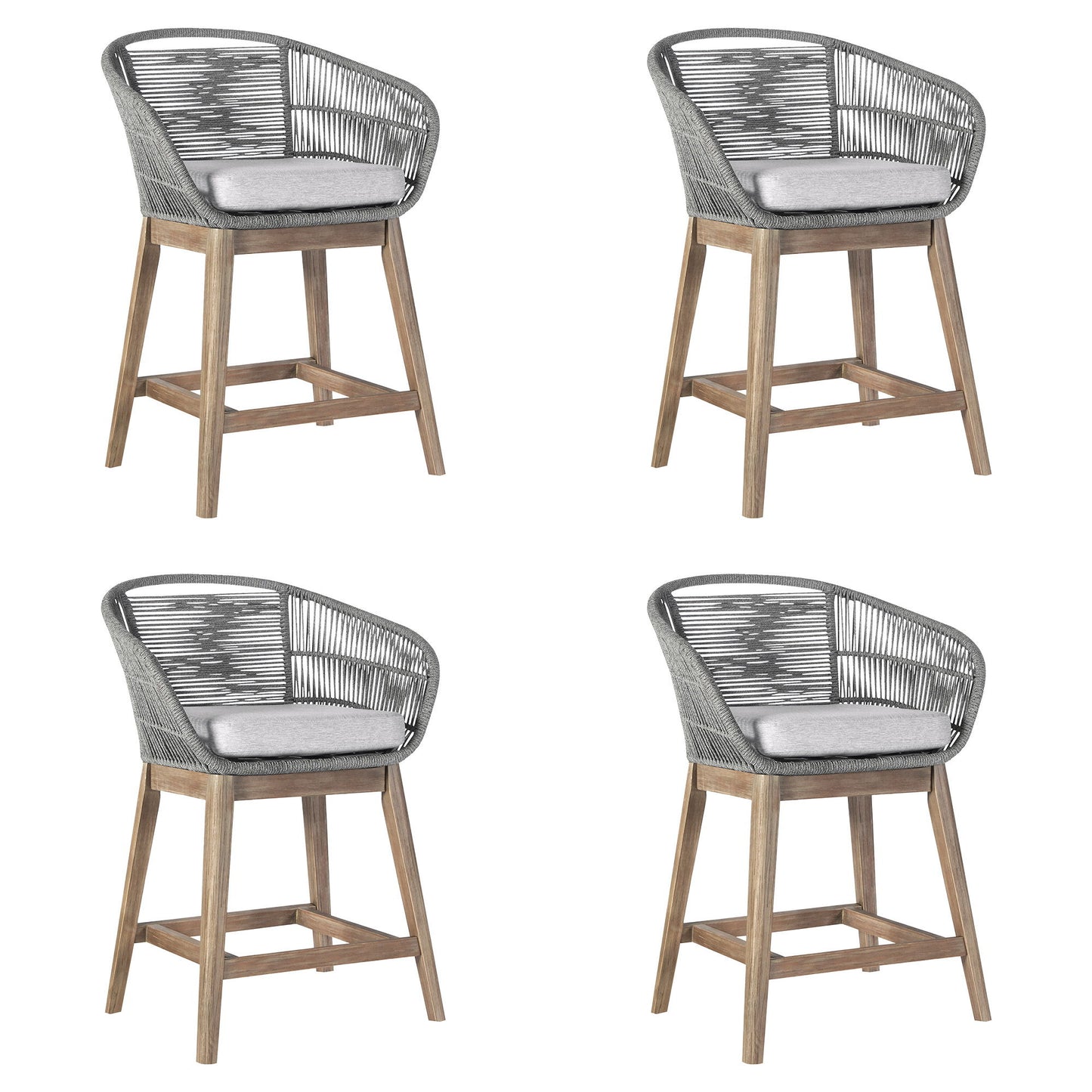 Tutti Frutti - Indoor Outdoor Counter Height Bar Stool Set