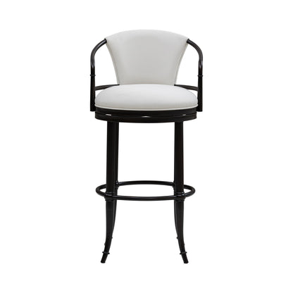 Otis - Upholstered Swivel Bar Height Barstool