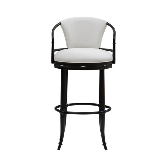 Otis - Upholstered Swivel Bar Height Barstool