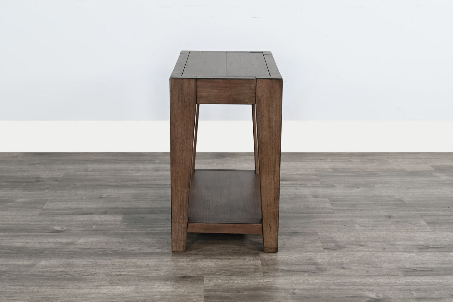 Doe Valley - Mahogany Wood Coffee Table With Casters