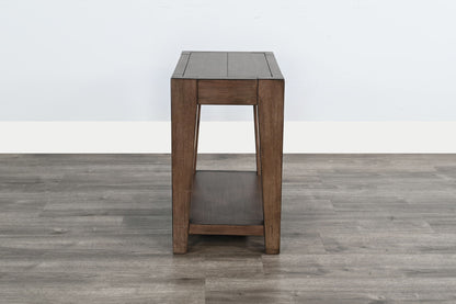 Doe Valley - Mahogany Wood Coffee Table With Casters