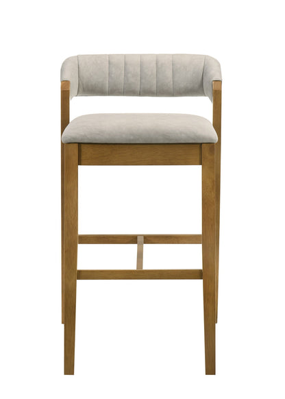 Landyn - 26" Amber Glow Counter Height Rubberwood Barstool