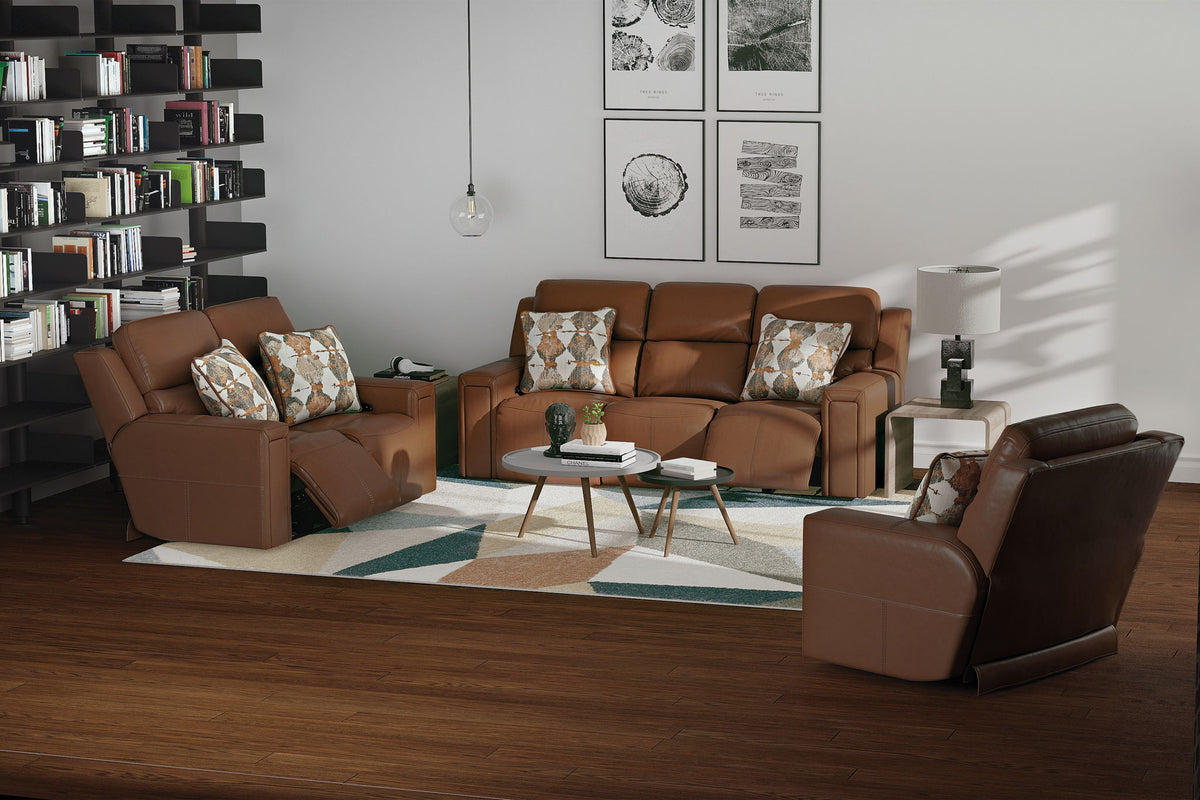 Arezzo - Power Headrest Power Reclining Loveseat With Zero Gravity/Extended Ottoman