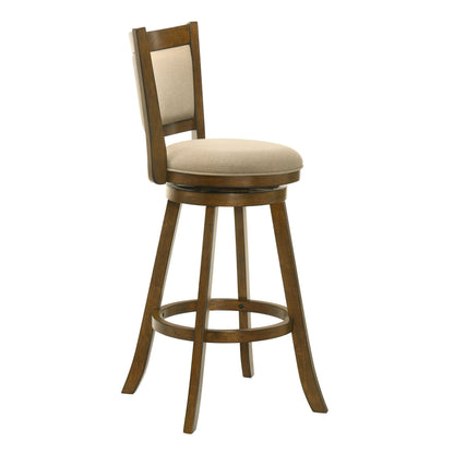 Aiden - Modern Farmhouse Swivel Wood Bar Height Kitchen Bar Stool