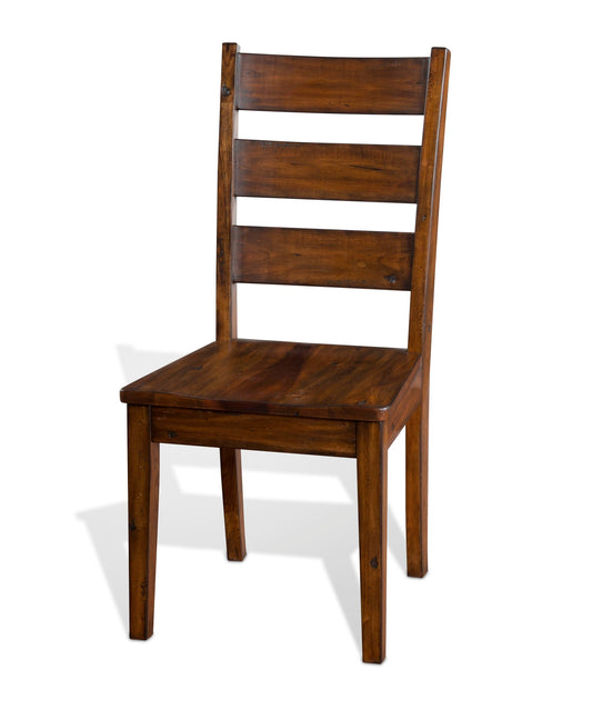 Tuscany - 40" Ladderback Chair With Wood Seat (Set of 2) - Vintage Mocha