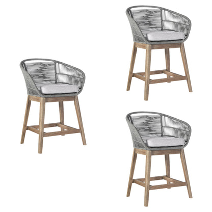 Tutti Frutti - Indoor Outdoor Counter Height Bar Stool Set