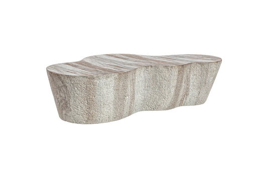Velora - Indoor Outdoor Coffee Table - Oasis Concrete Finish
